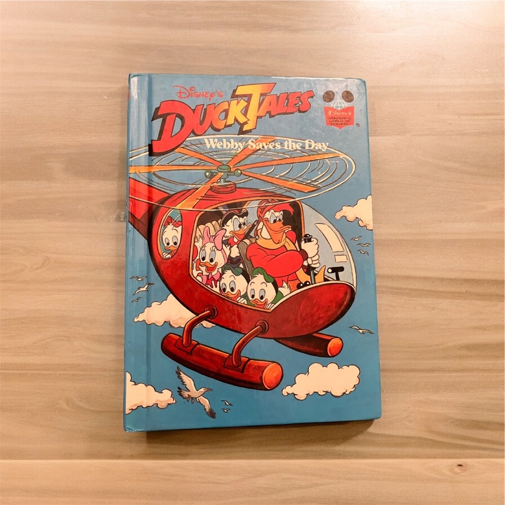 Walt Disney's Wonderful World of Reading Duck Tales Webby Saves the Day Vintage